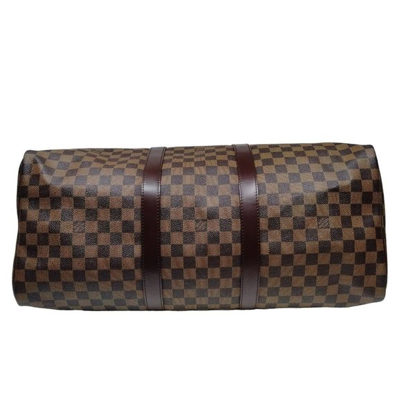 347855F V Louis Vuitton Travel Bag Keepall 50 Brown Damier - Picture 4 of 9